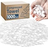 1000 PCS Compressed Towel, Mini Compressed Towel Tablets, Disposable Compressed Face Towels, Camping Towel, Portable Bulk Compressed Coin Tissues for Home, Travel, Outdoor Sports