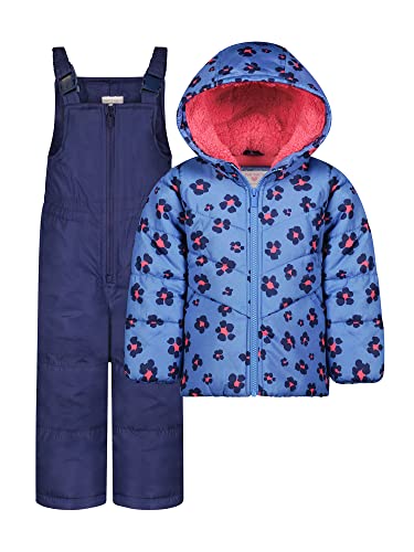 Monos de nieve para niñas Carter's estampado leopardo impermeable talla 4 con forro térmico