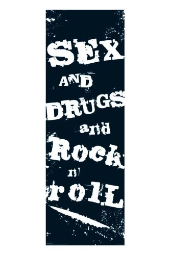 Poster Sex And Drugs And Rock N' Roll ravivez l'esprit de la musique rebelle