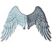 Alodidae 3D Angel Wings Costume with Elastic Straps Halloween Party Mardi Gras Cosplay Accessory (White Black)
