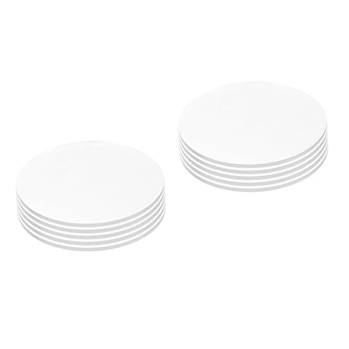 Homoyoyo 2sets Acrylic Circle Blanks Round Discs Acrylic Rounds Smooth