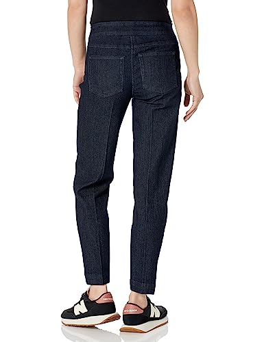SLIM-SATION Women's Petite Wide Band Pull on Ankle Pants2