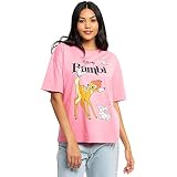 Disney Bambi Nature T-Shirt, Rose Bonbon, 42 Femme