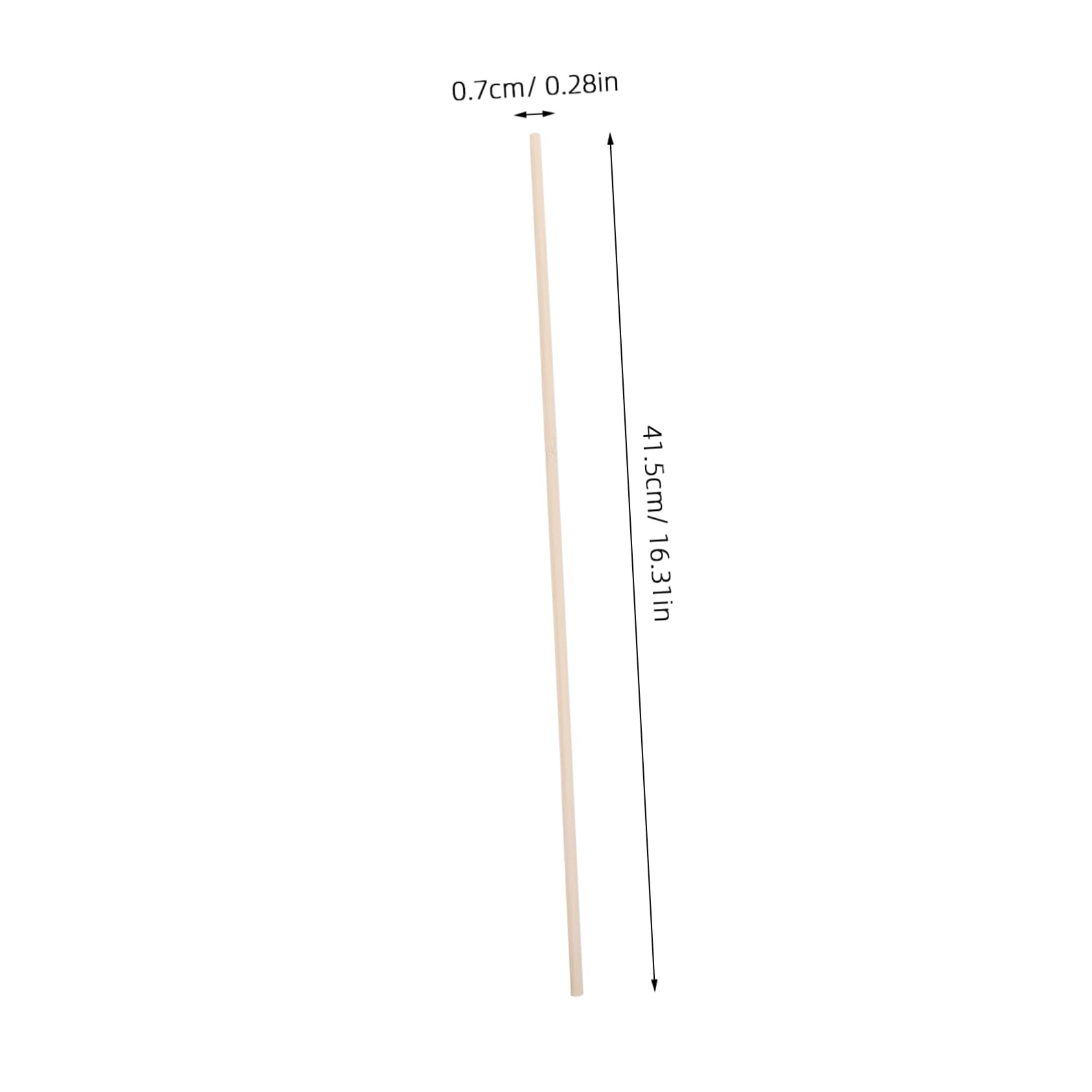 BESPORTBLE Asta per Sedie da Regista in Bambù 2 Pezzi Supporti per Sedili Accessori Mobili Ricambio Leggero e Resistente Beige Adatto a Sedie da Regista