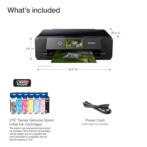 Epson Expression Photo XP-980 Wireless Color All-in-One Wide-Format Inkjet Printer - image 5
