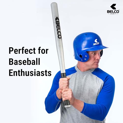 Belco Wooden Baseball Bat - Heavy Duty, Silver - Image 7