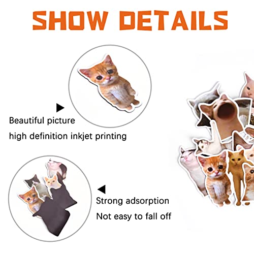 Imanes decorativos Pounchi Funny Cat (12 piezas) miniatura 3