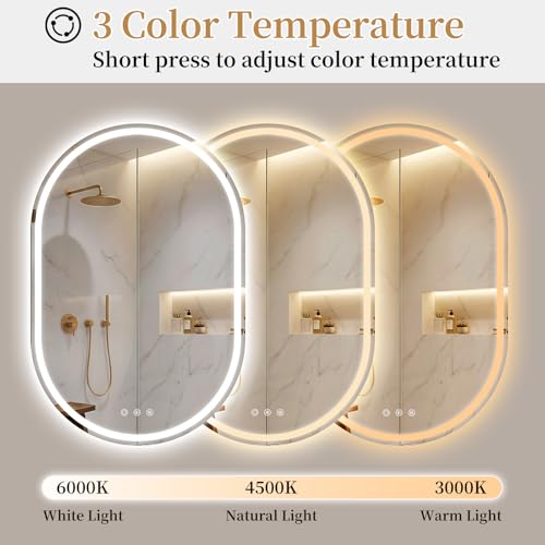 Luxury Bathroom Vanity with LED Mirror