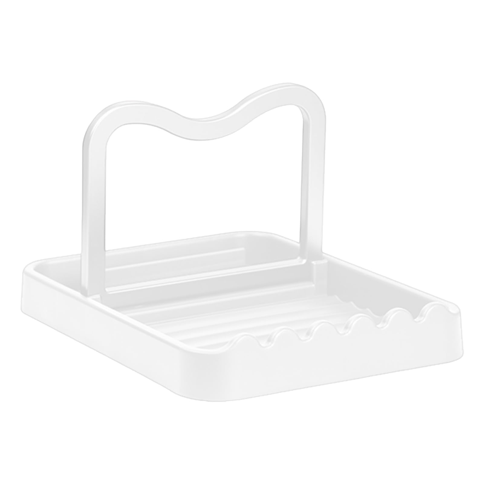 Glifora Pot Lid Holder and Utensils Rack - Non-Slip Design, Easy to Clean, Kitchen Counter Foldable Pan Lid Organiser Stand