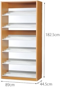 ダークブラウン本棚　漫画棚　引き出し式　3列 Amazon｜漫画1008冊 本棚 コミック 収納力3倍のひな壇式 (幅89cm