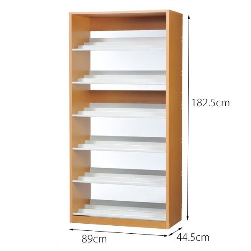 Amazon｜漫画1008冊 本棚 コミック 収納力3倍のひな壇式 (幅89cm