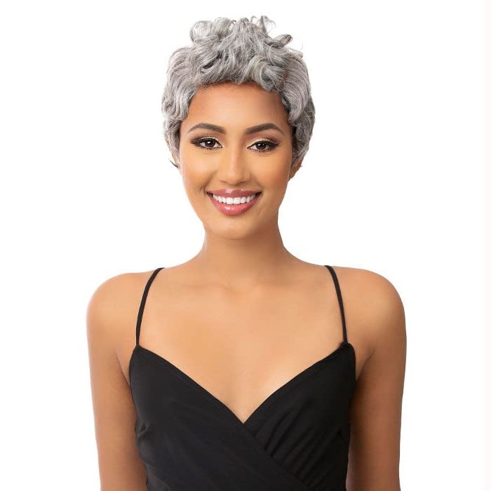 it's a wig! Peluca de cabello sintético - CASSIDY (Color ÁNGELO BURGUNDY)