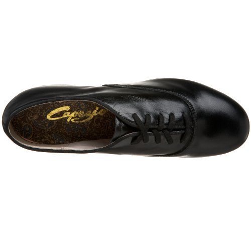 Capezio Unisex-Adult Character/Tap Theatrical Oxford,Black,9 W Us #TOP4