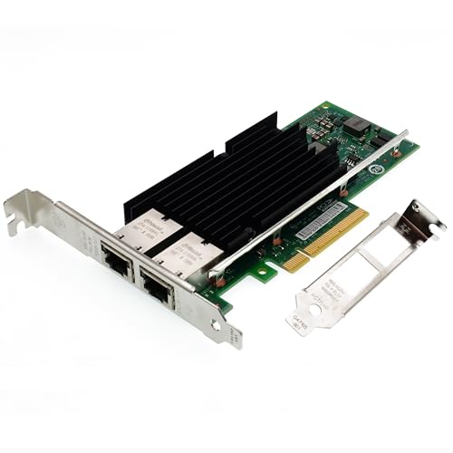未使用⭐ 10Gb PCI-E LANカード Intel X540チップ搭載 Amazon | 10Gbps PCI-E LANカード、Intel X540チップ搭載, Intel