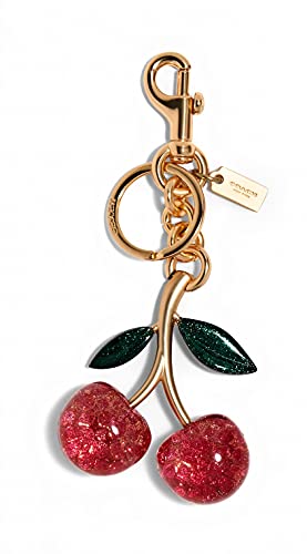 COACH Signature Cherry Bag Charm Pink Multicolor 88547: Buy
