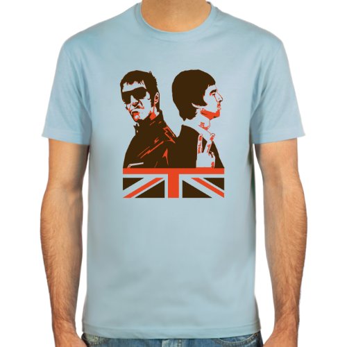 T-Shirt Liam Gallagher & Noel Gallagher en coton peigné premium durable