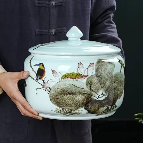 Distributeur de nourriture en céramique, jarre de cuisine haut de gamme