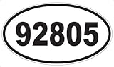 US Decal, Inc. Number 92805 Oval Sticker