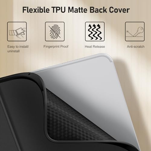 Image of FINTIE Keyboard Case for iPad Pro 11-inch (M5) 2025 / (M4) 2024 - Protective Soft TPU Back Stand Cover with Pencil Holder, Magnetically Detachable Wireless Bluetooth Keyboard, Black
