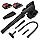 Soplador de Hojas Inalámbrico 24V – Ligero y Potente con 2 Baterías y Cargador, Ideal para Jardín, Patio, Garaje, Césped, Nieve, Polvo y Pelo de Mascotas (Negro)