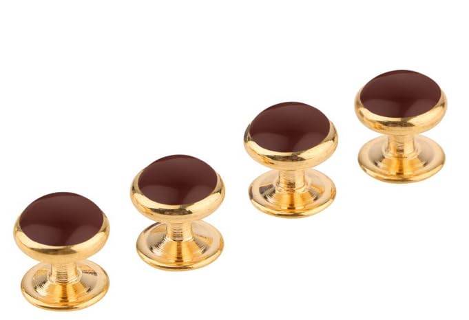 Brass Black and Silver Kurta Buttons with for Men and Women