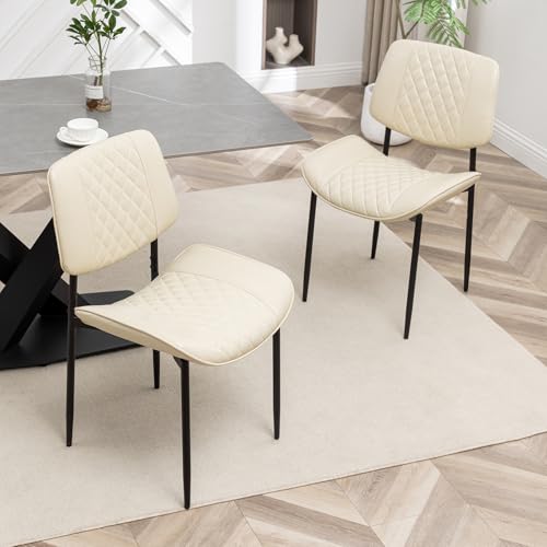 Canxkun Leather Dining Chair Set