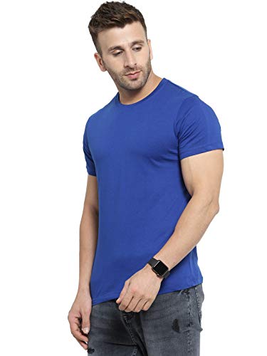 Image of Scott International Biowash T-Shirts for Men's & Boys- Round Neck, Half Sleeves, Cotton, Regular Fit, Stylish, Branded Solid Plain Tshirt for Men- Ultra Soft, Comfortable, Lightweight T-Shirt