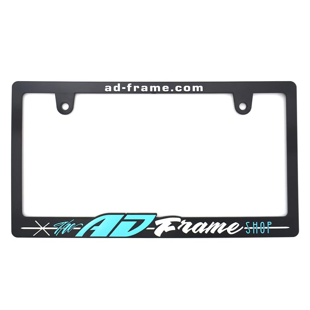 Amazon.co.jp: 【新法規対応品】AD Frame 立体ナンバーフレーム 1枚 艶