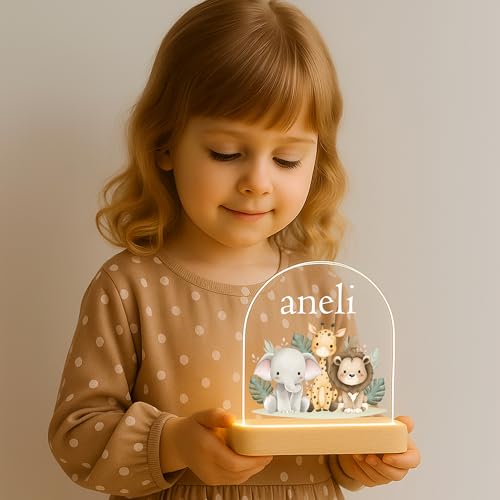 Image of Acrylic Customized Name LED Lamp Personalized Night Light with Name Custom Gift for Anniversary Home Decor for Men Birthday Gift Kids Friend Return Gift Kids Birthday (Design 7)