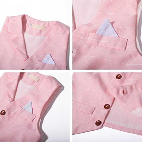 Image of Nwada Boys Suit Toddler Dress Clothes Shirt with Bow Tie, Dress Pants Sets Kids Gentleman Outfit suits