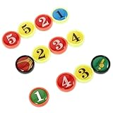 Mikikit 12 Kleine Basketball Magnet Ersatzteile für Trainer und Schiedsrichter Boards Robuste...