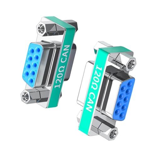 2 connettori in metallo DB9Pin per collegamento di genere Compati porta dispositivi e sistemi di trasmissione dati