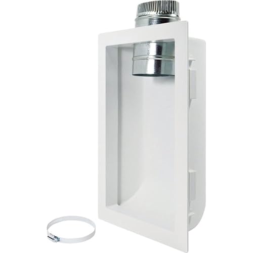Deflect-O Dryer Venting Box 4" WHT