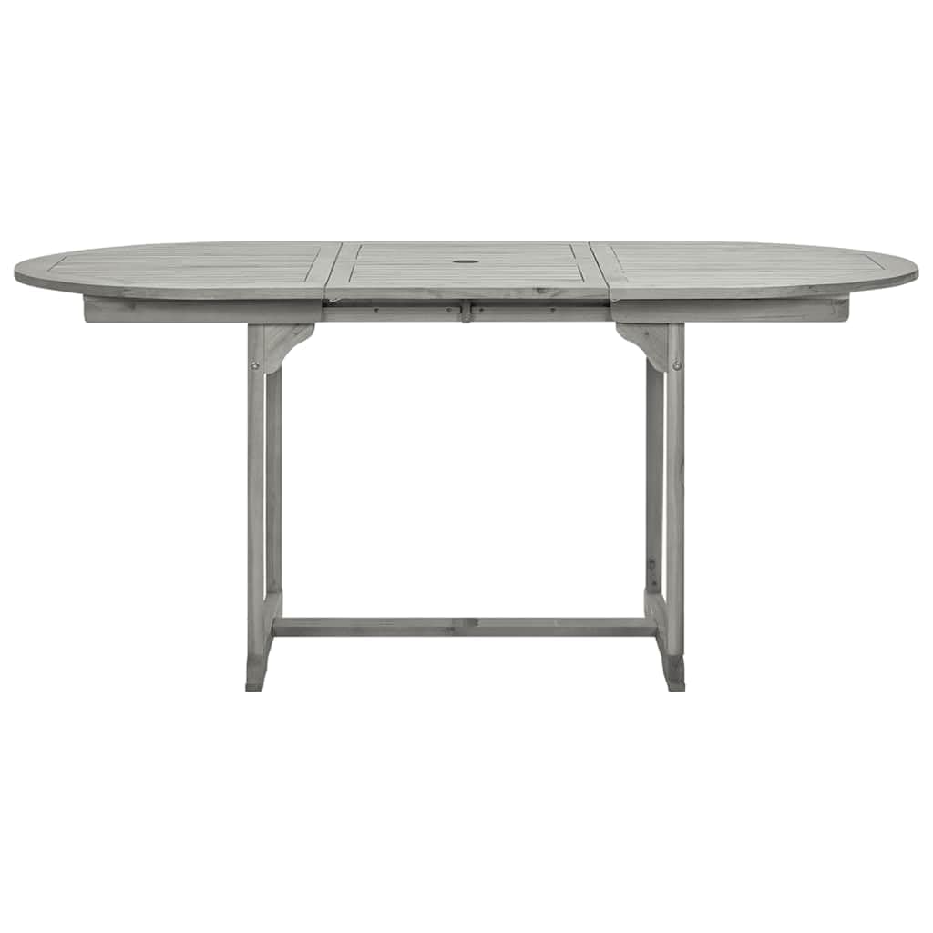 Mesa de jardín extensible de madera maciza de acacia mesa de comedor extensible de madera de acacia mesa de jardín extensible mesa de comedor rústica para exterior