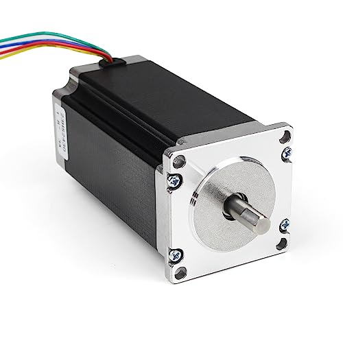 RATTMMOTOR Nema 23 Stepper Motor, Nema23 Stepper Motor, 2.8 Nm (425 oz.in) 3A 1.8 Degree 4 Connection Wire 2-Phase 57 x 