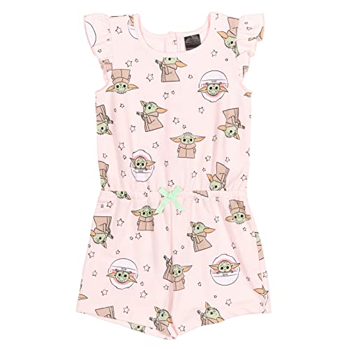 Image of STAR WARS The Mandalorian The Child Girls Sleeveless Romper Infant to Big Kid