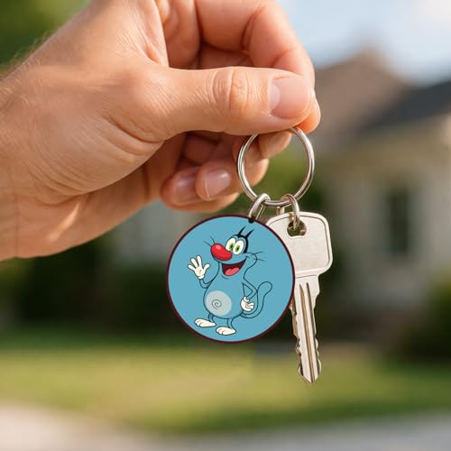 Image of Acrylic Anime & Cartoon Theme Keychain For Bike & Car | Birthday Return Gift For Kids | Gift For Girls & Boys