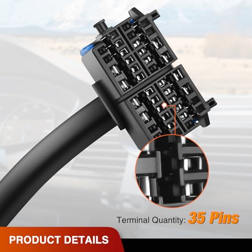 Nilight Turn Signal Switch Compatible with 2000 2001 2002 2003 2004 2005 Chevrolet Impala V6 3.4L and 3.8L Sedan w/Cruise Control Windshield Wiper Combination Lever by Nilight - Image 7
