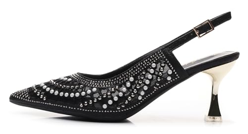 Image of VenusCelia Women's Charming Lady Slingback Pump Shoe