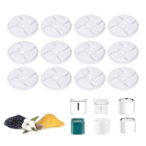 12 piezas filtro para fuente de agua para gatos y perros miniatura 5