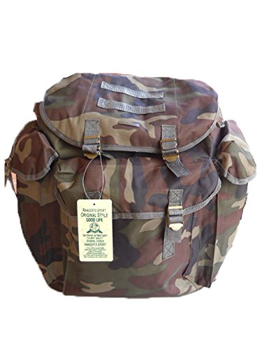 Fratelliditalia - Mochila de senderismo, para la recogida de setas y castañas, caza, trekking, playa, excursiones a la montaña, verde