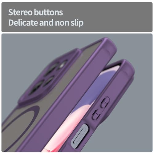 Image of Compatible with Moto G Play 2025 Case Cover,Compatible with MagSafe,Anti-Fall,Compatible with Motorola Moto G Power 2025 / Moto G 5G (2025) XT2513V T2513-1 Cell Protective Phone Case Purple