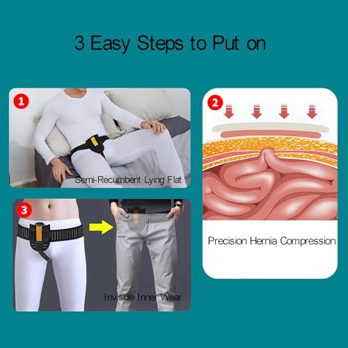 Faja para Hernia Ajustable para Hombre con Almohadilla miniatura 7