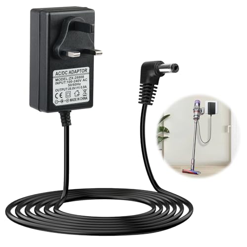 28.8V Charger for Shark Hoover Cordless Vacuum Cleaner Replacement Adapter for Shark IONFlex IZ201UKT IZ202UK IZ202UKT IZ201 IF202 IF250 IF251 IF281 IR100 IR141 IR200 IZ103UKGB F80 Battery Charger