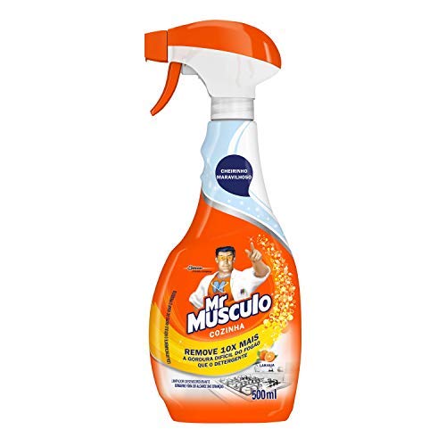 Limpador Desengordurante Mr Músculo Cozinha Laranja 500ml