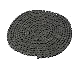 #41 Roller Chain 20FT with 5 Connecting Links, Carbon Steel Drive Chain for Gate Openers, Bikes, Scooters & Industrial Use