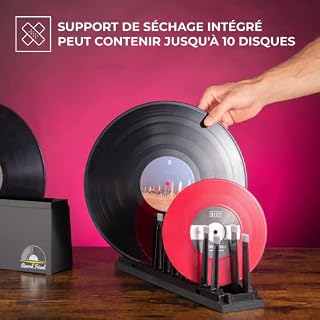 Big Fudge Kit Nettoyage Vinyles – Machine à Laver pour Vinyle avec Solution de Lavage Vinyle, Brosse Intégrée, Rack de Séchage – Nettoyeur a Disque Professionnel - Les Beatles, Paul McCartney, John Lennon, RIngo Starr, George Harrison Big Fudge Kit Nettoyage Vinyles - Machine à Laver pour Vinyle avec Solution de Lavage Vinyle, Brosse Intégrée, Rack de Séchage - Nettoyeur a Disque Professionnel – Image 3