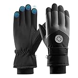 KASESSS Guanti Invernali Uomo Donna, -30°C Termici Guanti Moto Invernali, Antivento GuAnti Touch Screen Invernali, GuantI Sci Uomo per Escursionismo Corsa Ciclismo Guida Viaggi Attività All