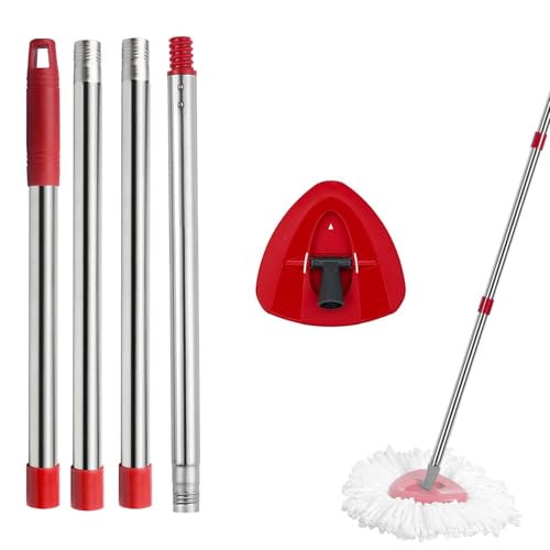 Juego de mopa Compatible con Vileda Turbo 2en1 EasyWring&Clean, 1 Mango de mopa+1 Base