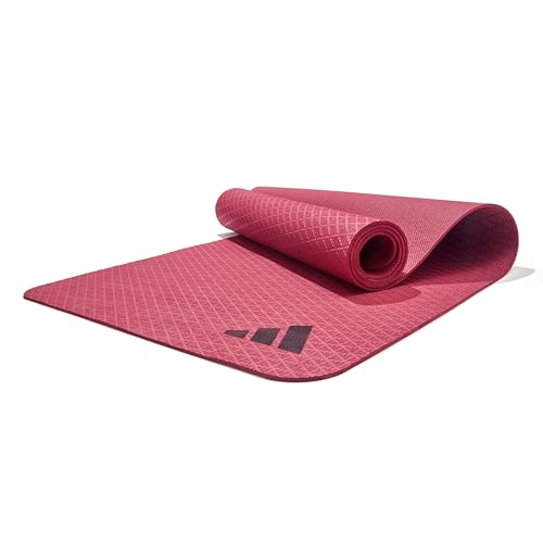 adidas Yoga Mat, Medium-Density Workout Mat, 4mm